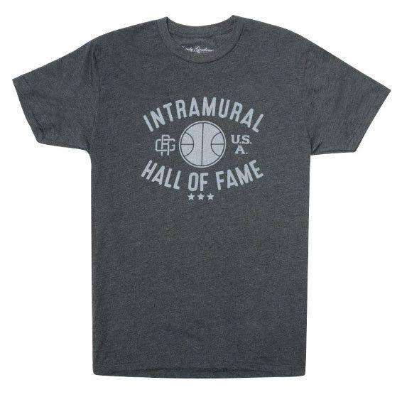 Intramural Hall of Fame Vintage Tee in Charcoal by Rowdy Gentleman