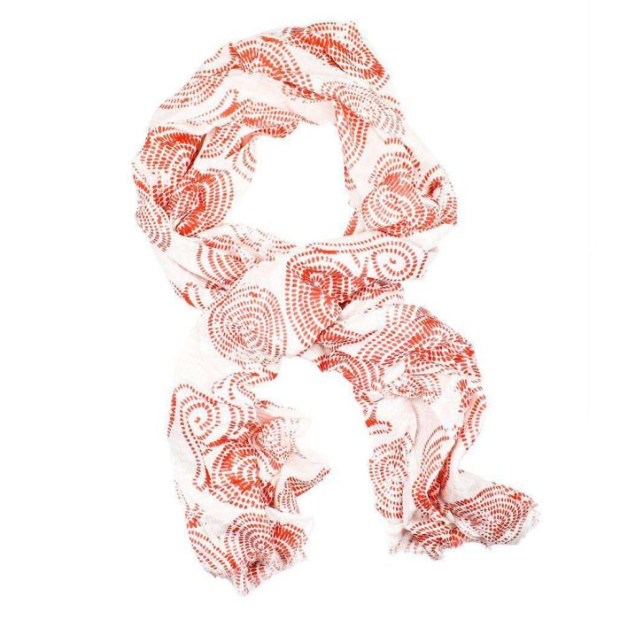 Island Viscose Scarf in Red Rope by Hiho