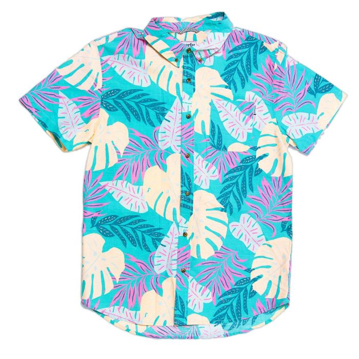 Jux Short Sleeve Button Down Party Shirt by Party Pants
