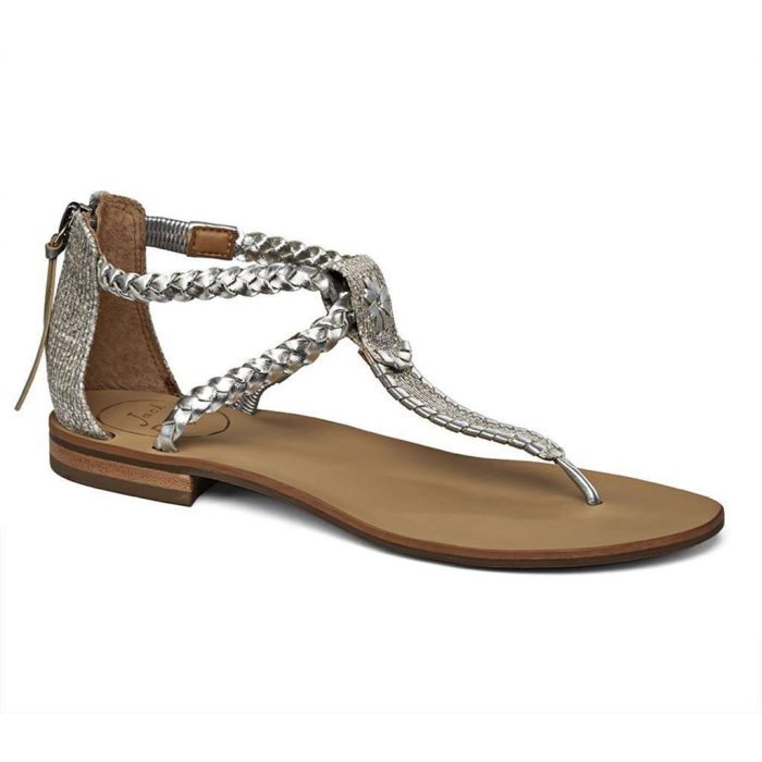 Jenna Sandal in Silver by Jack Rogers