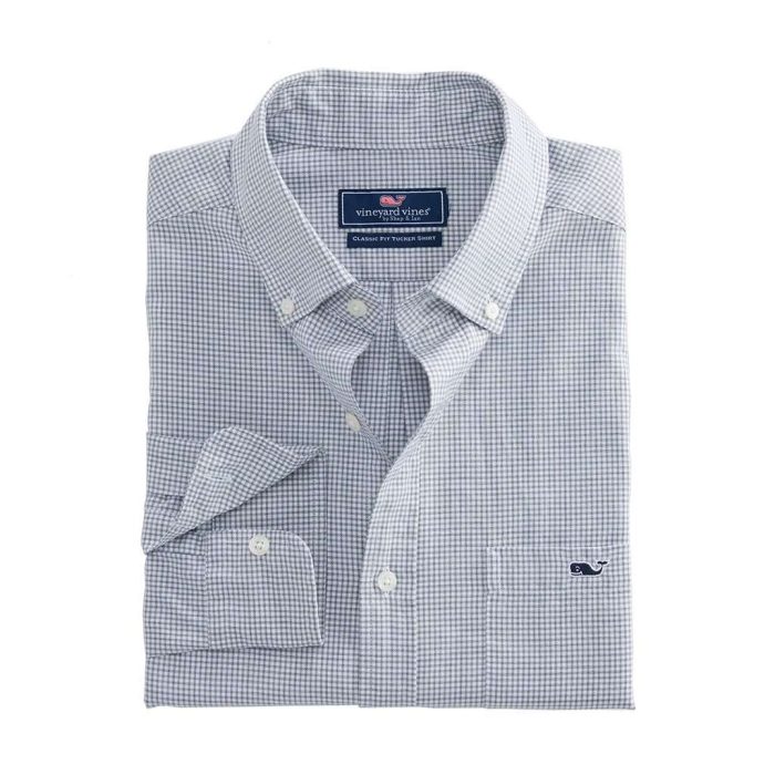 Kettle Cove Classic Tucker Shirt in Barracuda by Vineyard Vines