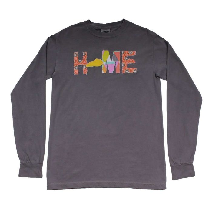 Kentucky Home Long Sleeve Tee in Gray by Southern Roots