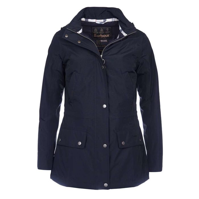 Kinnordy Jacket in Navy by Barbour