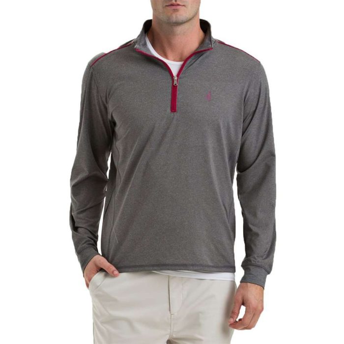 Lammie 1/4 Zip Prep-Formance Pullover in Pacific by Johnnie-O