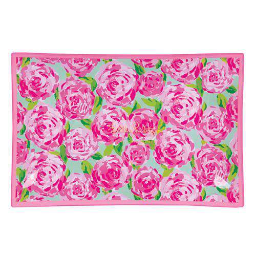 Large Glass Catchall Tray in First Impression by Lilly Pulitzer