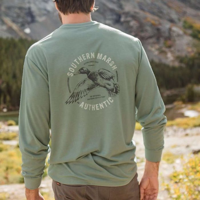 Long Sleeve FieldTec™ Inflight Comfort Tee by Southern Marsh