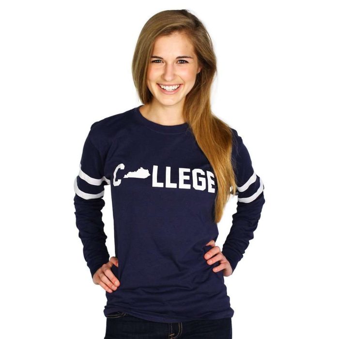Long Sleeve Kentucky College Jersey by Jadelynn Brooke
