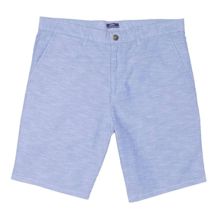 Merritt Chambray Oxford Shorts in French Blue by Johnnie-O