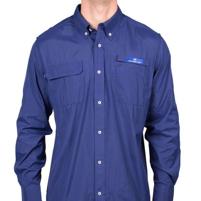 Mahi Fishing Shirt in Blue Depths by Southern Tide