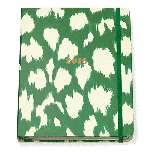 17 Month Large Agenda in Painterly Cheetah by Kate Spade New York