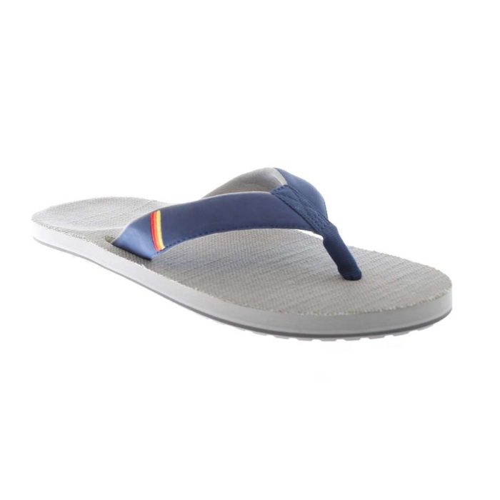 Men's Parks II Flip Flops in Navy & Gray by Hari Mari