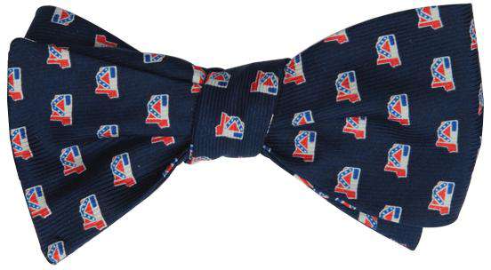 Mississippi Traditional Bowtie in Navy by State Traditions and Southern Proper