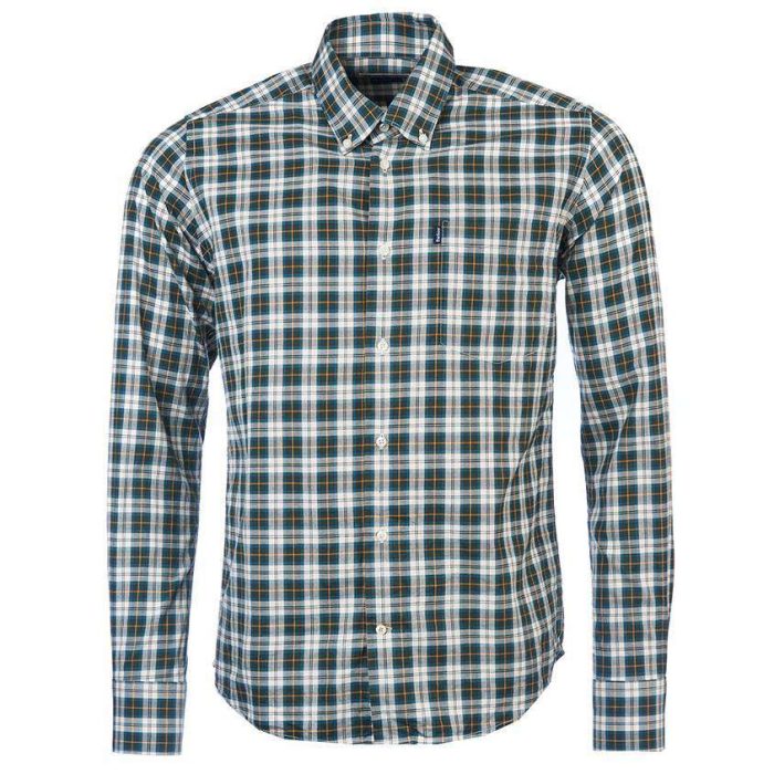 Malcolm Tailored Fit Button Down in Ancient Tartan by Barbour