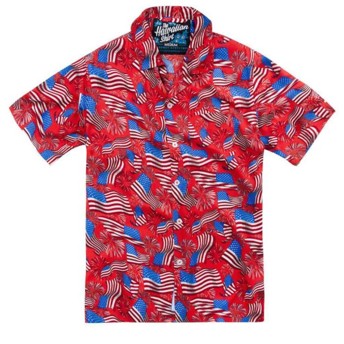 National Anthem Hawaiian Shirt by Rowdy Gentleman