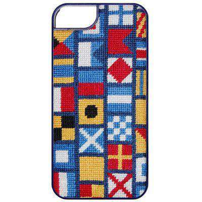 Nautical Alphabet Needlepoint iPhone 6 Case by Smathers & Branson