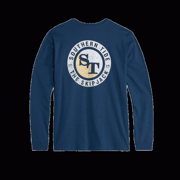 Nautical Flag O Patch Long Sleeve Tee Shirt by Southern Tide