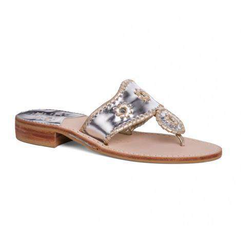 Nicola Jack Sandal in Silver & Platinum by Jack Rogers