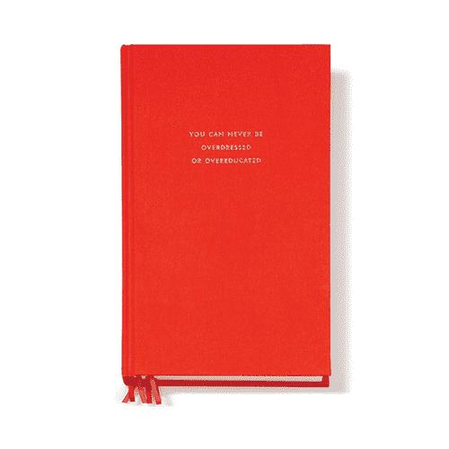 Never Overdressed Journal in Red by Kate Spade New York
