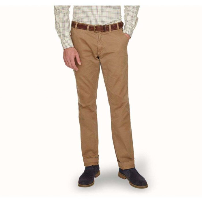 Neuston Twill Trousers in Stone by Barbour