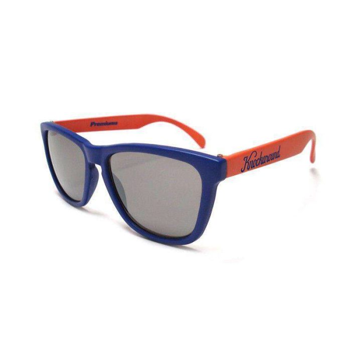 Orange & Blue Premium Sunglasses with Smoke Lenses by Knockaround