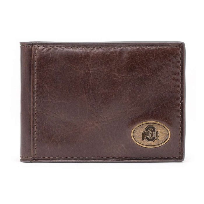 Ohio State Buckeyes Legacy Flip Bifold Front Pocket Wallet by Jack Mason