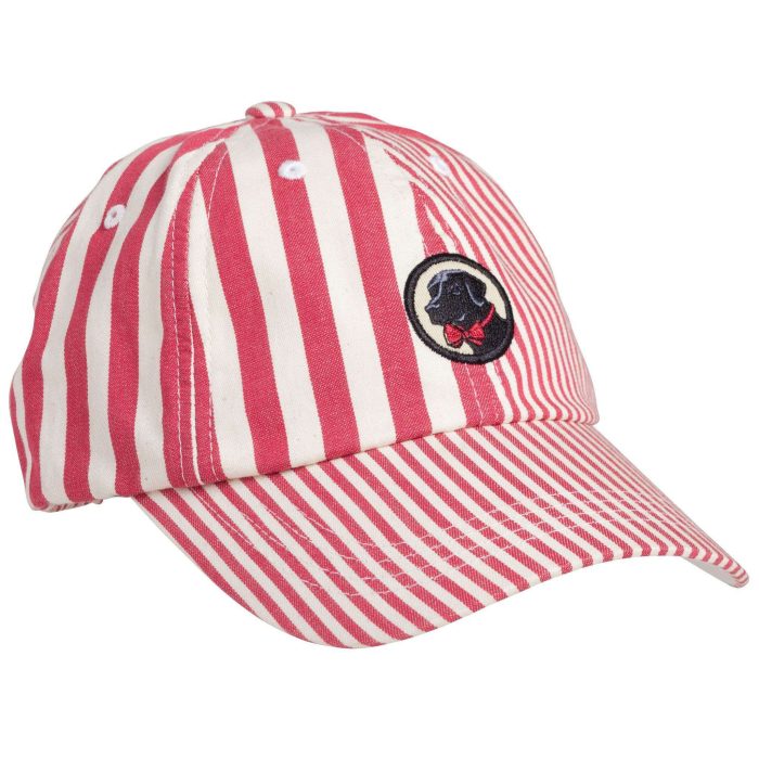 Patchwork Frat Hat in Red Madras by Southern Proper