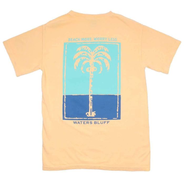 Palm OG Pocket Tee in Butter by Waters Bluff
