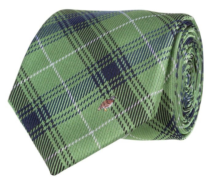 Quail Tie in Green by Southern Proper