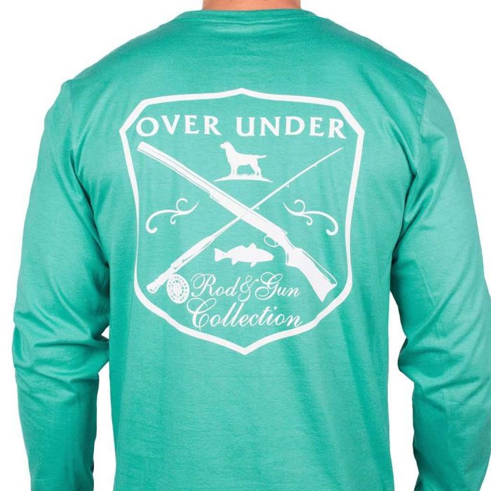 Rod & Gun Collection Long Sleeve Tee in Teal by Over Under Clothing