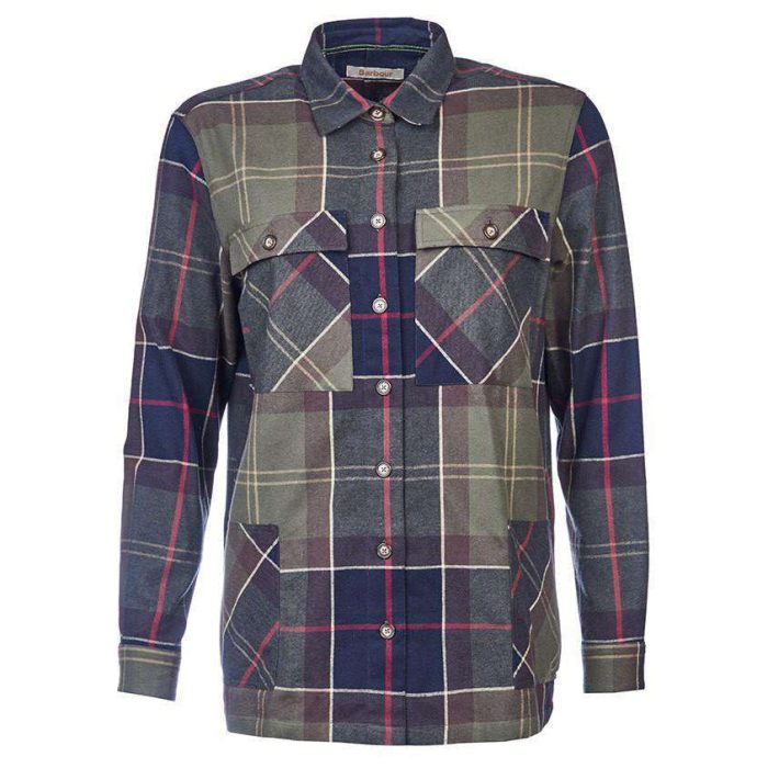 Rannoch Over Shirt in Classic Tartan by Barbour