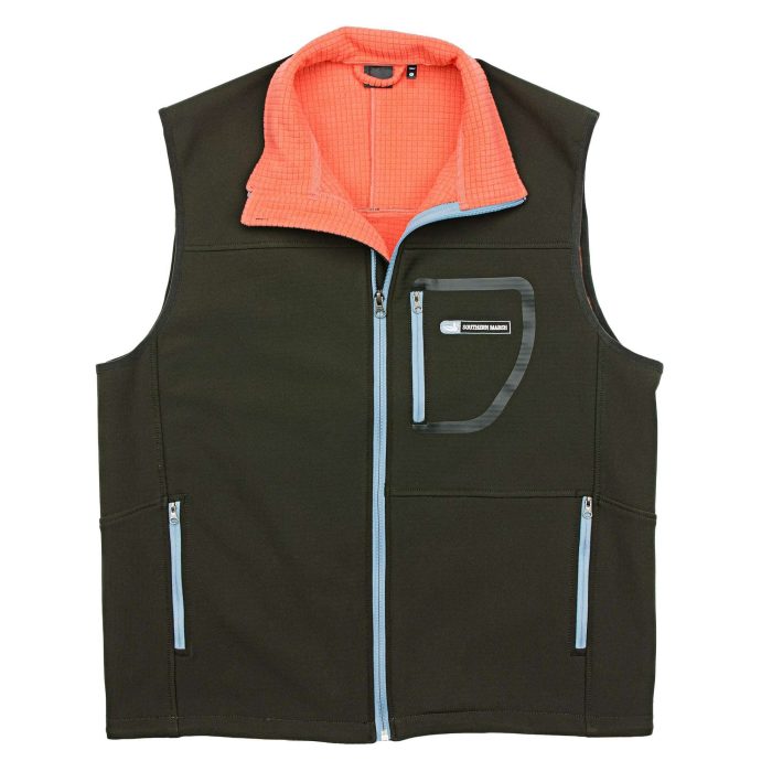 Ridge Softshell Vest in Midnight Gray by Southern Marsh