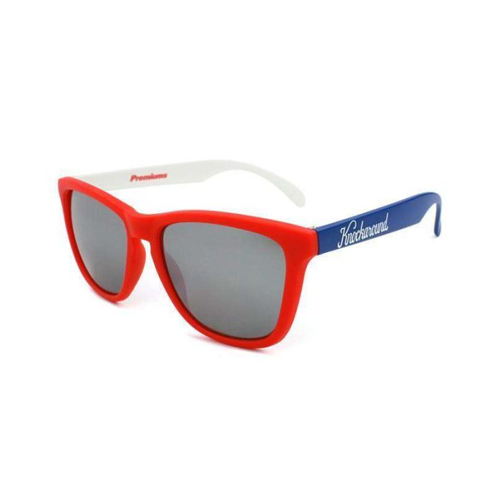 Red, White & Blue Premium Sunglasses with Smoke Lenses by Knockaround
