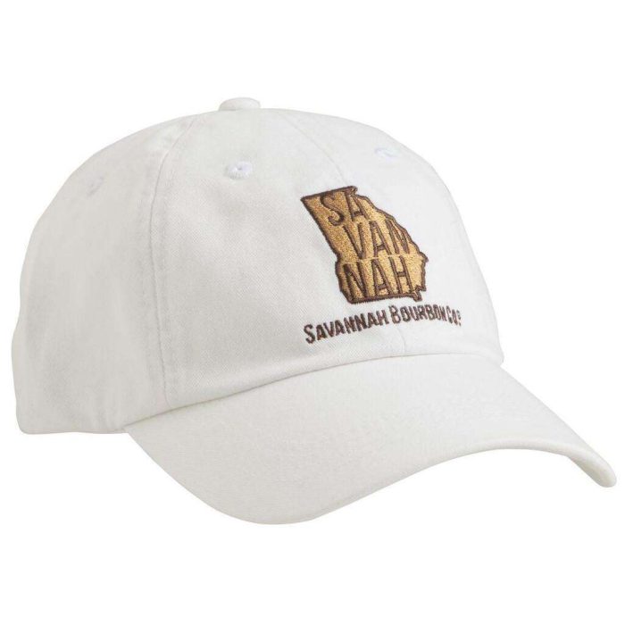 Savannah Bourbon Recipe Hat in White by Southern Proper