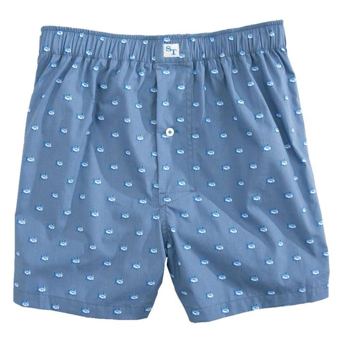 Skipjack Boxer in Squall Grey by Southern Tide