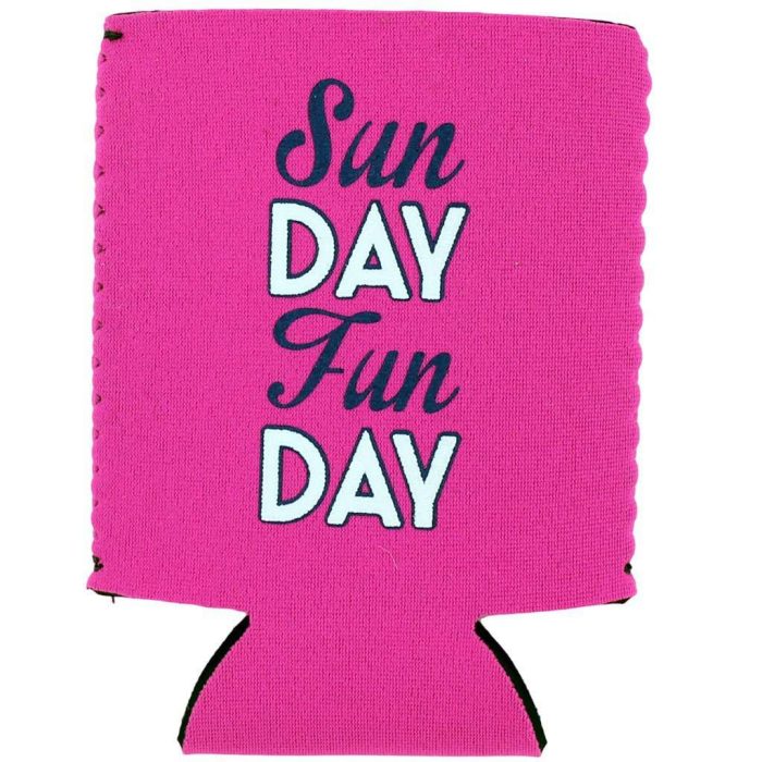 Sunday Funday Can Holder in Pink by Brewer's Lantern