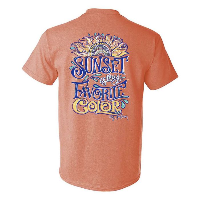 Sunset is My Favorite Color Tee by MG Palmer