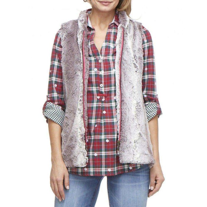 SnowFlake Faux Fur Vest by Hatley