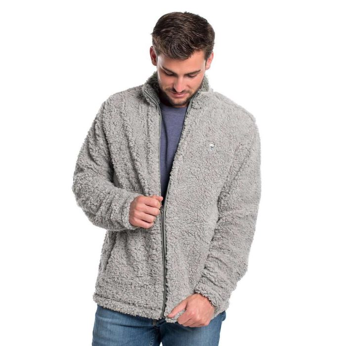 Sherpa Jacket in High Rise by The Southern Shirt Co.