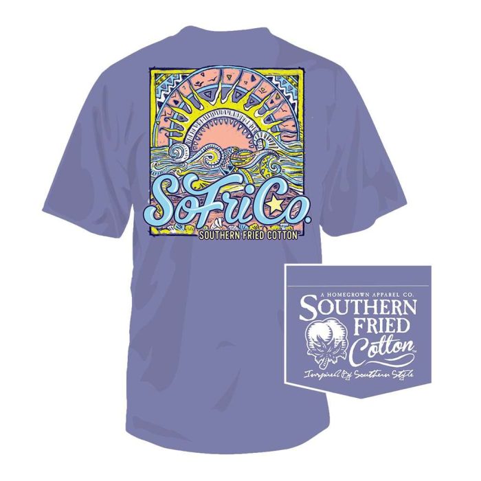 Summer Lovin' Tee in Violet Sugar by Southern Fried Cotton