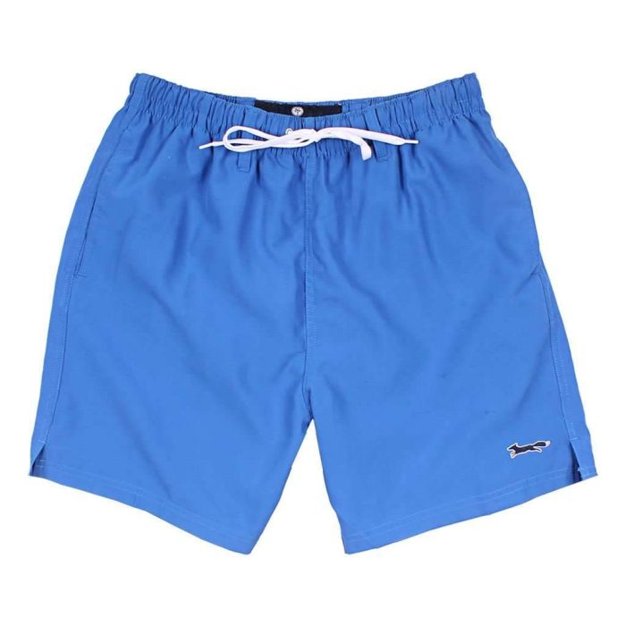 Swim Suit in Royal with Embroidered Longshanks by State Traditions