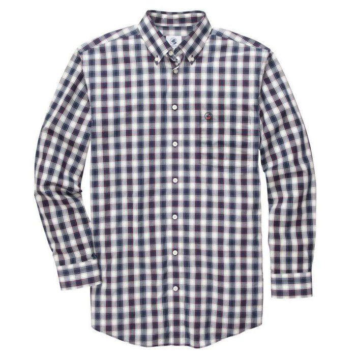 Storey Southern Shirt in Blue/White Plaid by Southern Proper