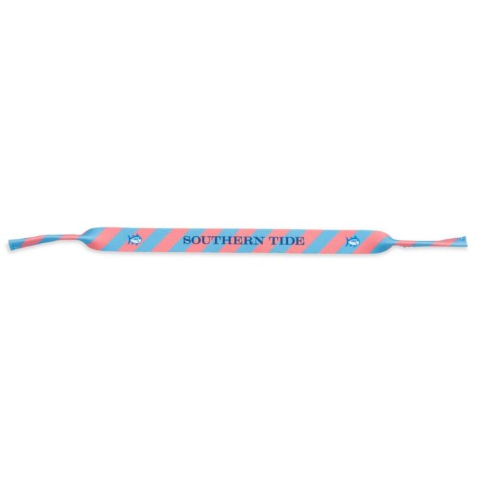 Stripe Sunglass Straps in Coral and Blue by Southern Tide
