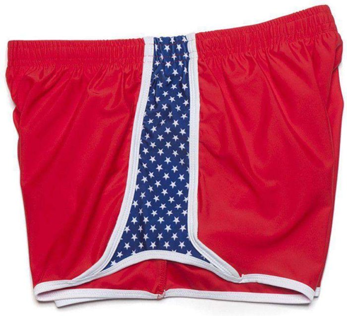 Star Spangled Shorts in Patriot Red by Krass and Co.