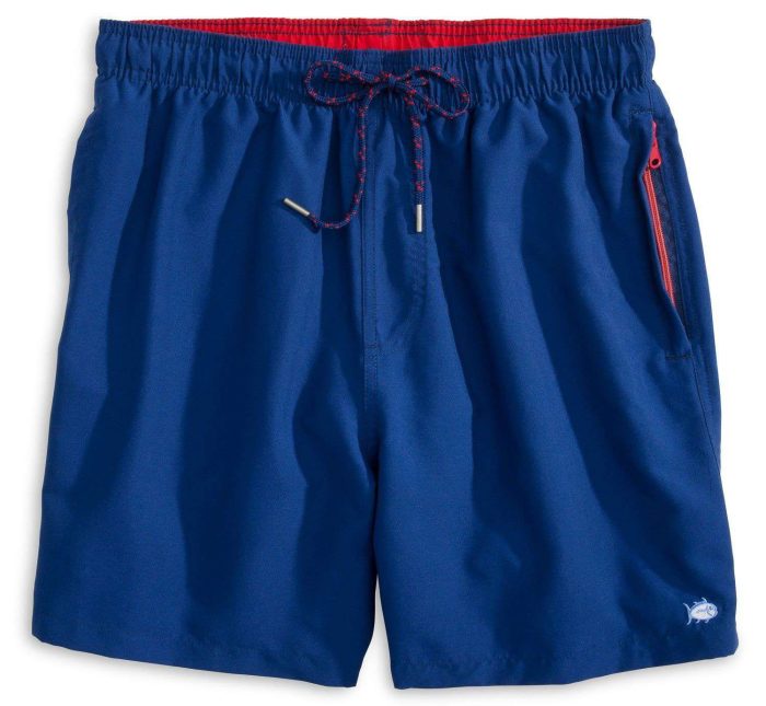 Solid Swim Trunks in Yacht Blue by Southern Tide