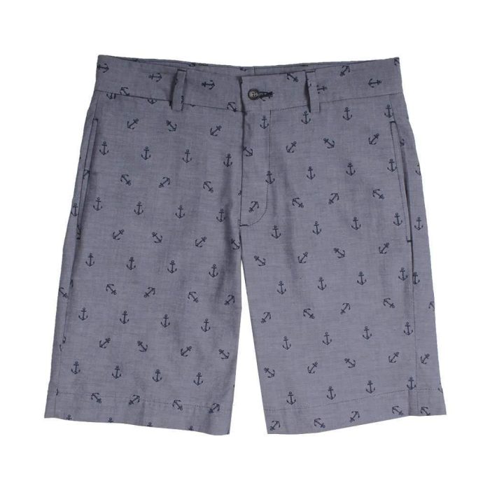 The Captain Shorts in Grey by Country Club Prep
