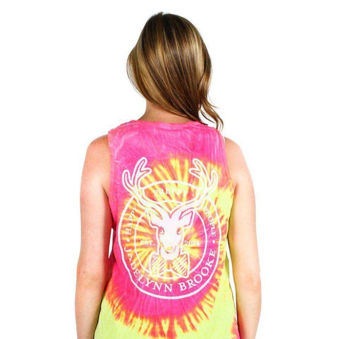 Tie Dye Happy Tank by Jadelynn Brooke