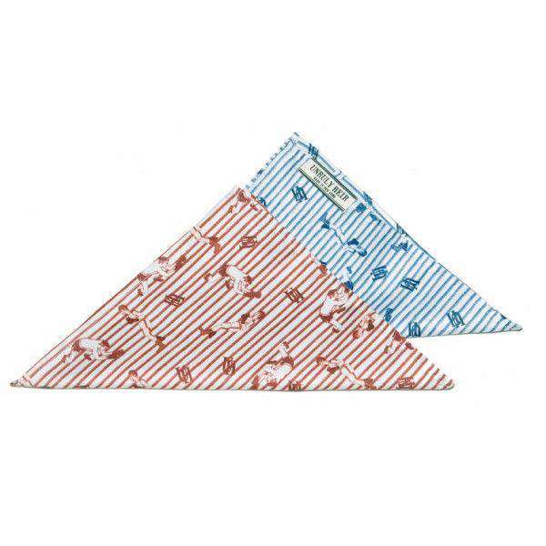 The Fight Pocket Square in Red by Unruly Heir