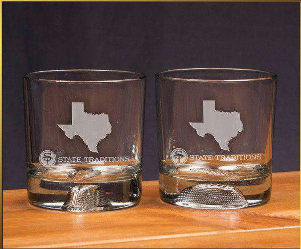 Texas Gameday Glassware (Set of 2) by State Traditions