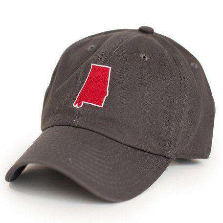 AL Tuscaloosa Gameday Hat in Grey by State Traditions
