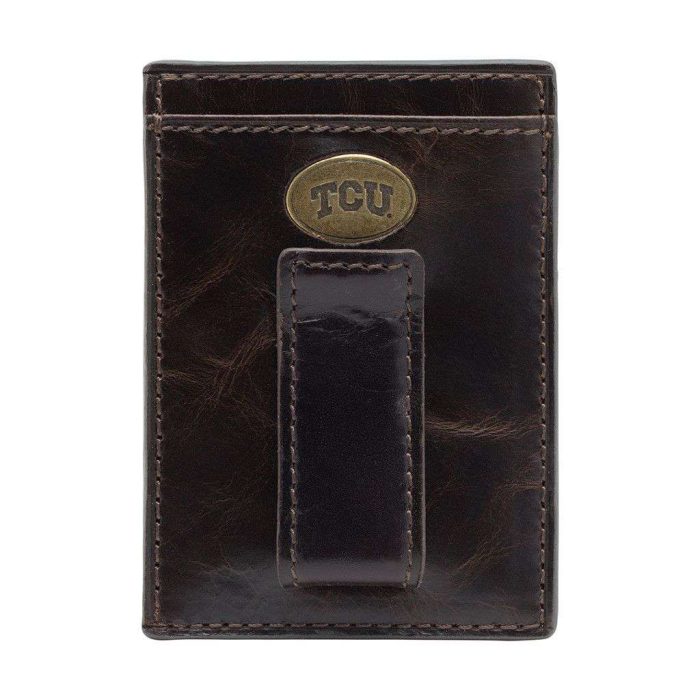 TCU Horned Frogs Legacy Multicard Front Pocket Wallet by Jack Mason